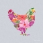 Picture of FLORAL CHICKEN