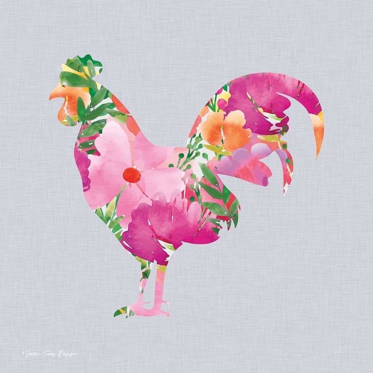 Picture of FLORAL ROOSTER