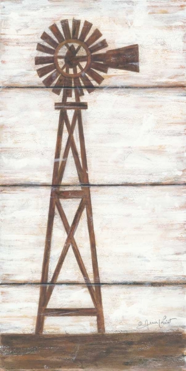 Picture of FARMHOUSE WINDMILL I