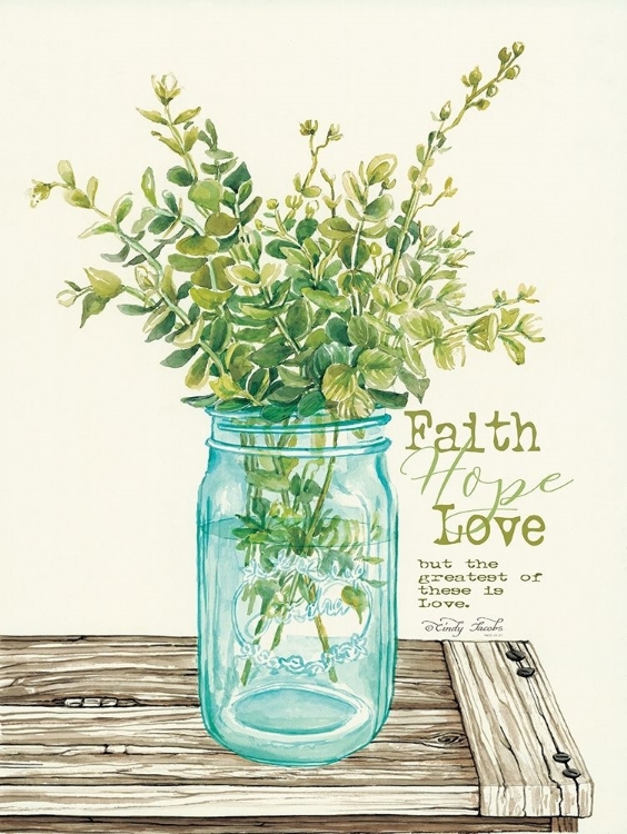 Picture of FAITH, HOPE, LOVE AND EUCALYPTUS