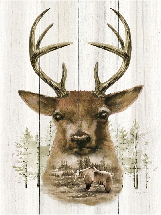 Picture of DEER WILDERNESS PORTRAIT