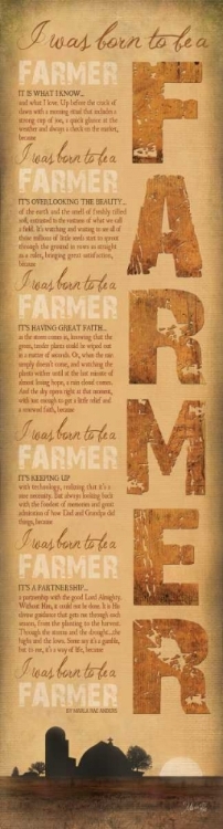 Picture of BORN TO BE A FARMER