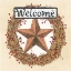 Picture of BARN STAR WELCOME WREATH