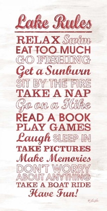 Picture of LAKE RULES