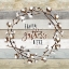 Picture of FAMILY GATHERS HERE COTTON WREATH