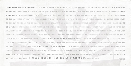 Picture of SIMPLE BORN TO BE A FARMER