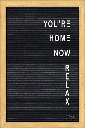 Picture of YOURE HOME NOW FELT BOARD