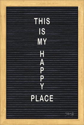 Picture of THIS IS MY HAPPY PLACE FELT BOARD