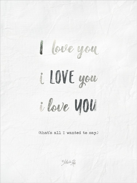 Picture of I LOVE YOU