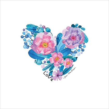 Picture of FLORAL LOVE HEART