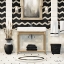 Picture of BLACK AND GOLD BATH I   