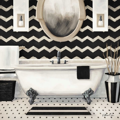Picture of BLACK AND GOLD BATH II   