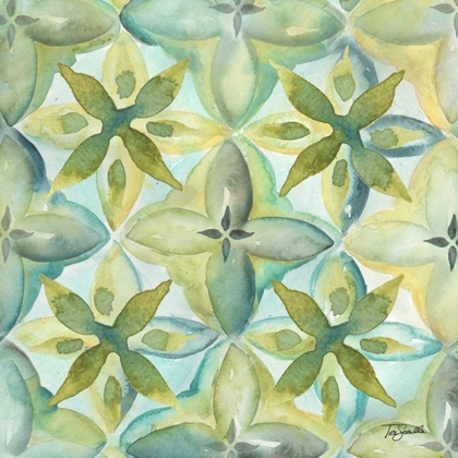 Picture of WATERCOLOR ARABESQUE I 