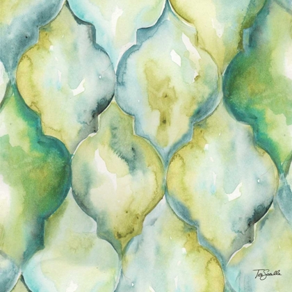 Picture of WATERCOLOR ARABESQUE II