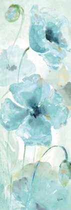 Picture of WATERCOLOR GARDEN BLUE PANEL I