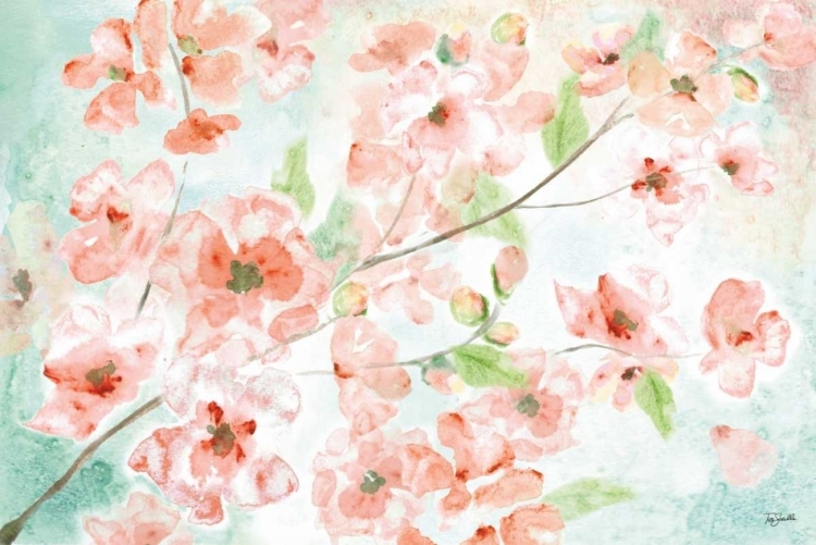 Picture of WATERCOLOR BLOSSOMS LANDSCAPE