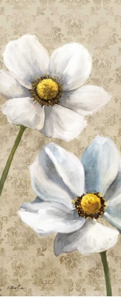 Picture of WINTER WHITE POPPIES PANEL I
