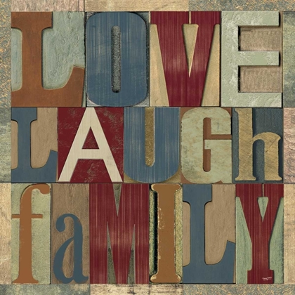Picture of FAMILY PRINTER BLOCK SENTIMENTS II