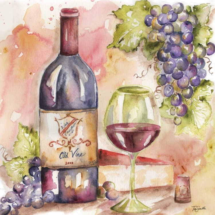 Picture of WATERCOLOR WINE I