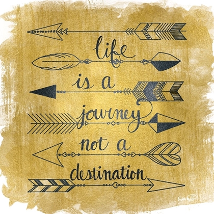 Picture of LIFE JOURNEYS ARROW GOLD   
