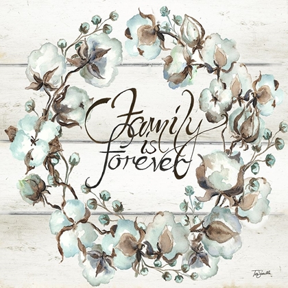 Picture of COTTON BOLL FAMILY WREATH