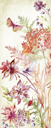 Picture of COLORFUL WILDFLOWERS AND BUTTERFLIES PANEL II
