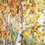 Picture of WATERCOLOR FALL ASPENS SQUARE