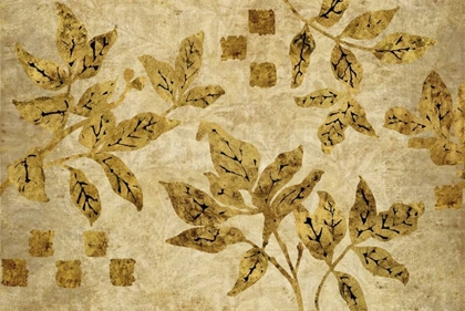 Picture of GOLD LEAF BRANCHES LANDSCAPE