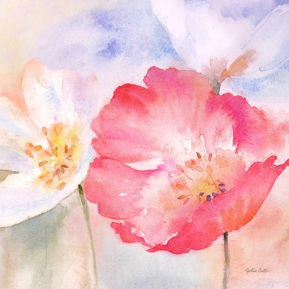 Picture of WATERCOLOR POPPY MEADOW PASTEL II