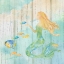 Picture of SEA SPLASH MERMAID WOODGRAIN II