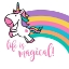 Picture of HAPPY UNICORN RAINBOW II