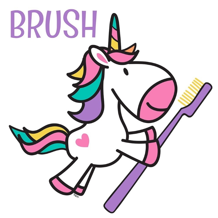 Picture of HAPPY UNICORN BRUSH 