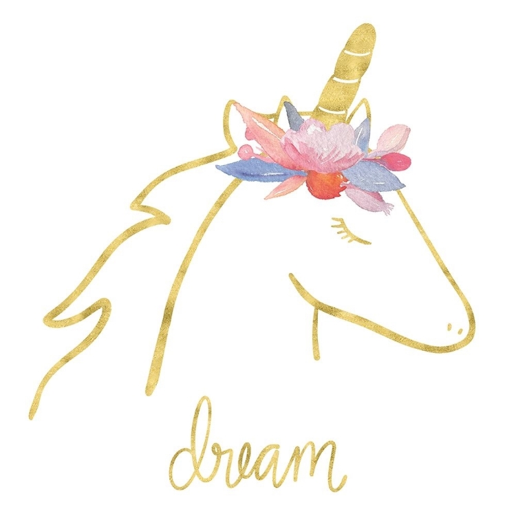 Picture of GOLDEN UNICORN I DREAM