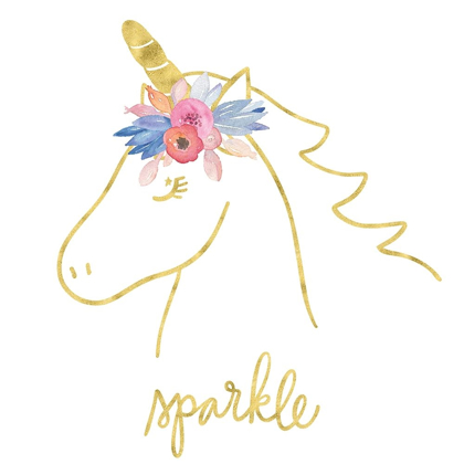 Picture of GOLDEN UNICORN III SPARKLE