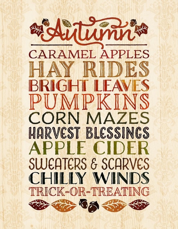 Picture of SIGNS OF AUTUMN