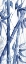 Picture of INDIGO ASIAN BAMBOO PANEL II