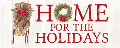 Picture of HOME FOR THE HOLIDAYS SLED SIGN