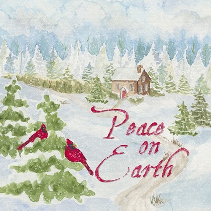 Picture of CHRISTMAS IN THE COUNTRY III PEACE ON EARTH