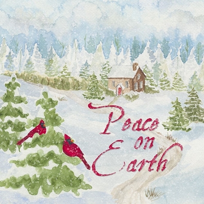 Picture of CHRISTMAS IN THE COUNTRY III PEACE ON EARTH
