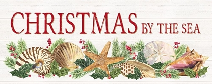 Picture of CHRISTMAS BY THE SEA PANEL SIGN