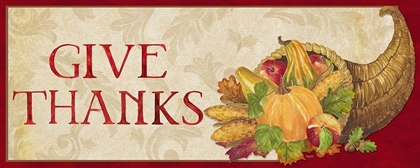 Picture of FALL HARVEST GIVE THANKS SIGN