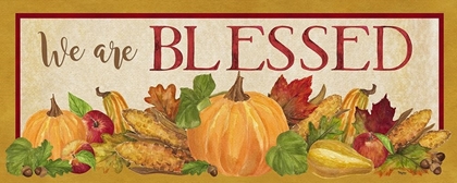 Picture of FALL HARVEST WE ARE BLESSED SIGN