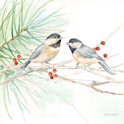 Picture of WINTER BIRDS II CHICKADEES