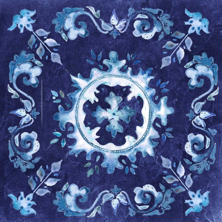 Picture of ARTISAN MEDALLIONS INDIGO II