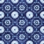 Picture of ARTISAN MEDALLIONS INDIGO III