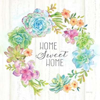 Picture of SWEET SUCCULENTS WREATH HOME
