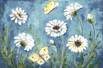 Picture of DAISIES AND BUTTERFLY MEADOW