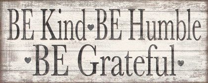 Picture of KIND HUMBLE GRATEFUL WOOD SIGN
