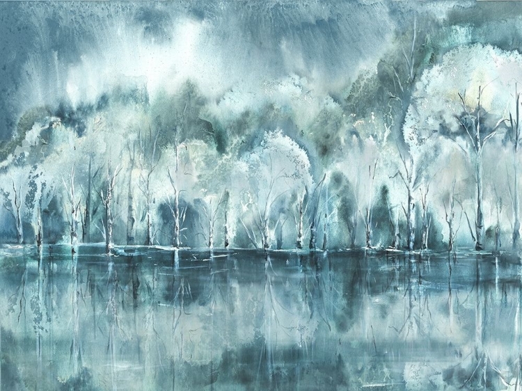 Picture of WATERCOLOR ASPEN SHORE