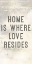 Picture of HOME IS WHERE LOVE RESIDES PANEL A